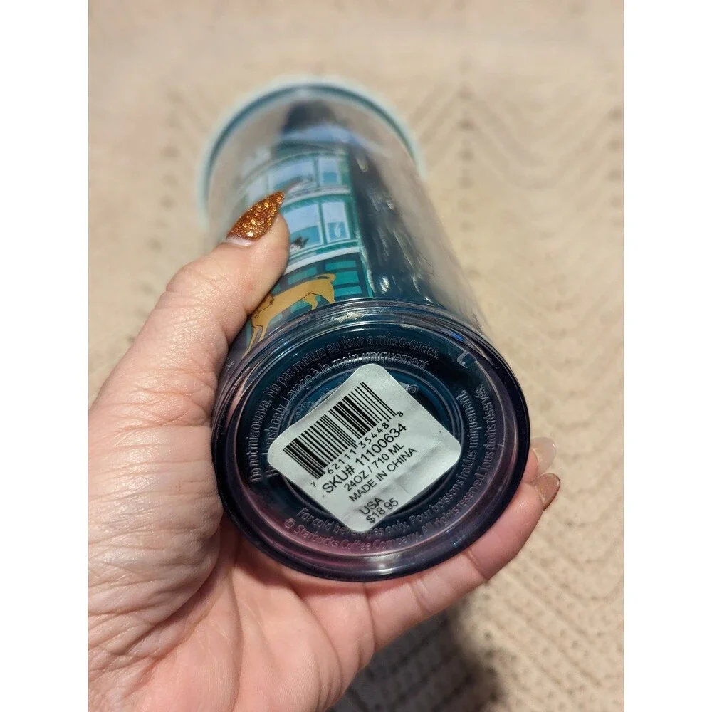 Starbucks San Francisco CA City Blue Venti Tumbler‎